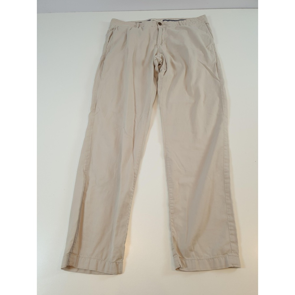 Faherty Men's Stretch Terry 5-Pocket Pants Stone 35x34